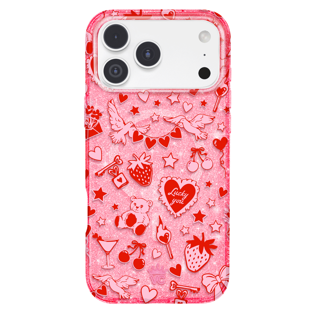 Be Mine Glitter iPhone Case