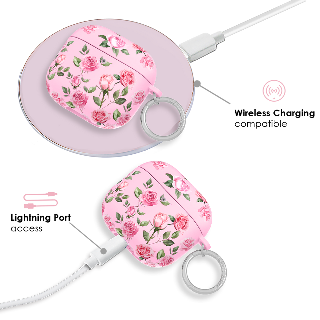 Baby Pink Roses AirPod Case