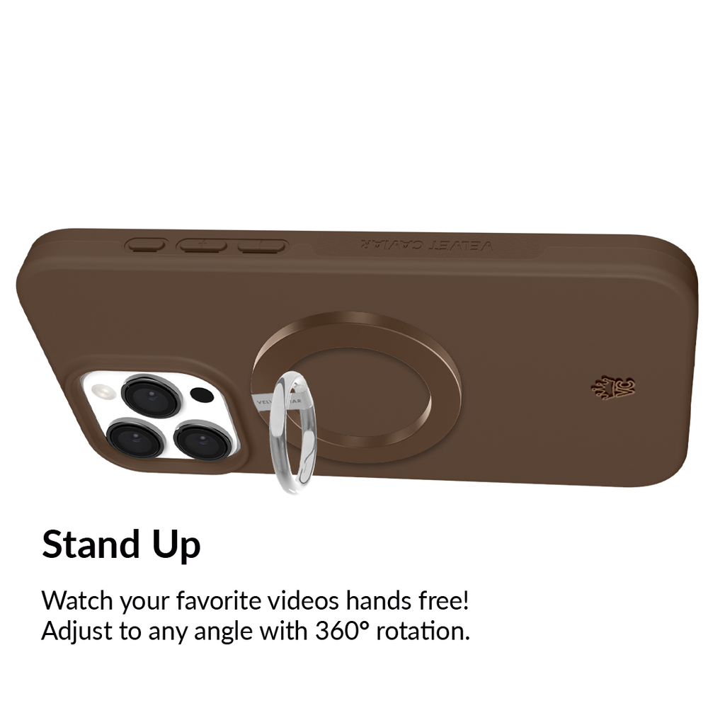 Espresso Brown MagSafe Grip Ring