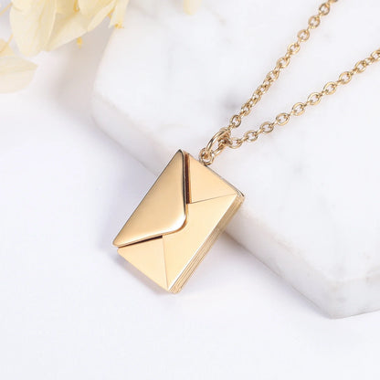 Customized Envelope Necklace