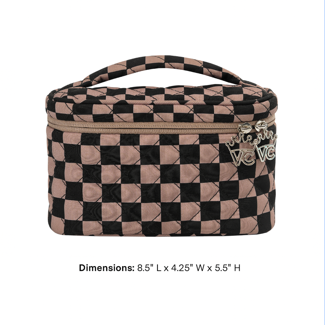 Mocha Vibe Check Vanity Bag