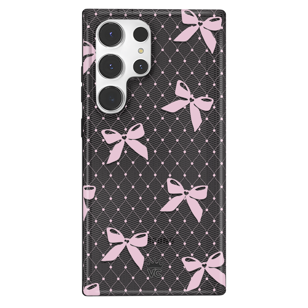 Lacy Pink Bows Samsung Case