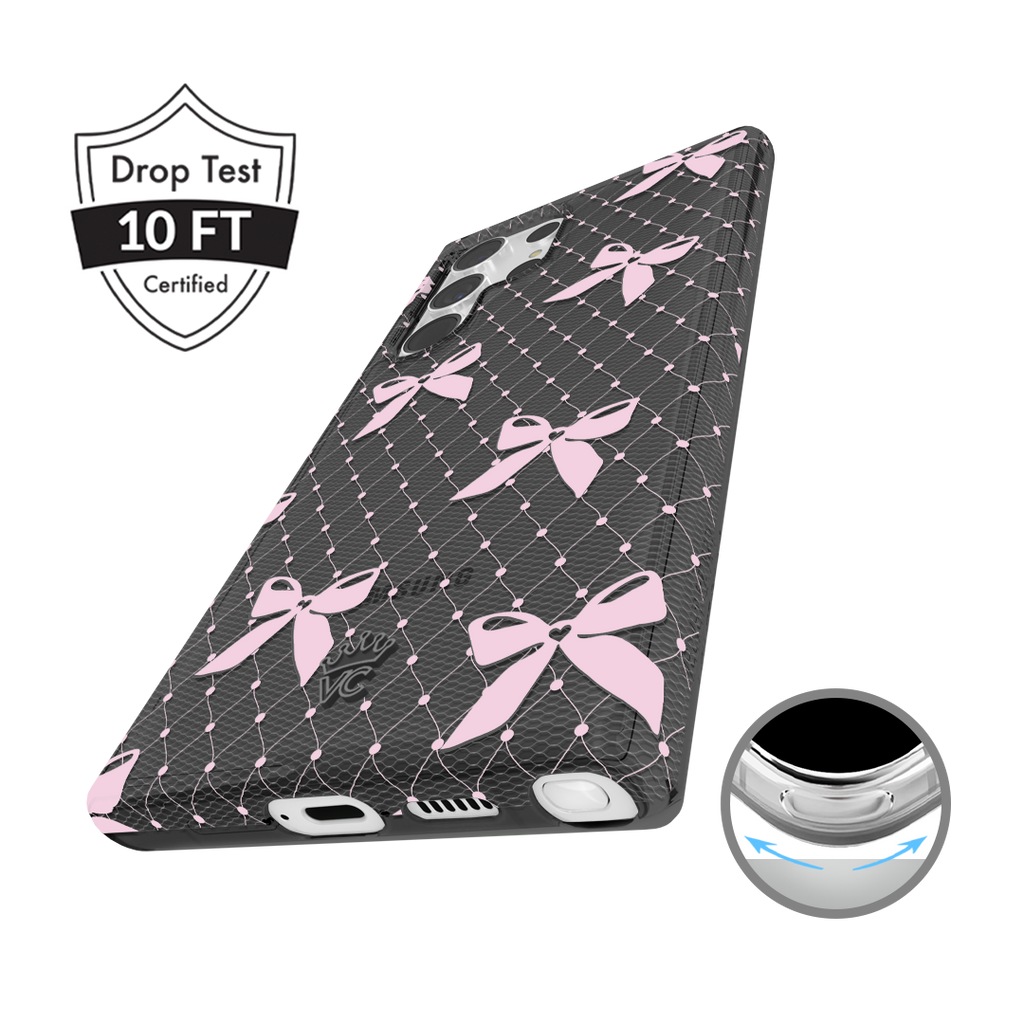 Lacy Pink Bows Samsung Case