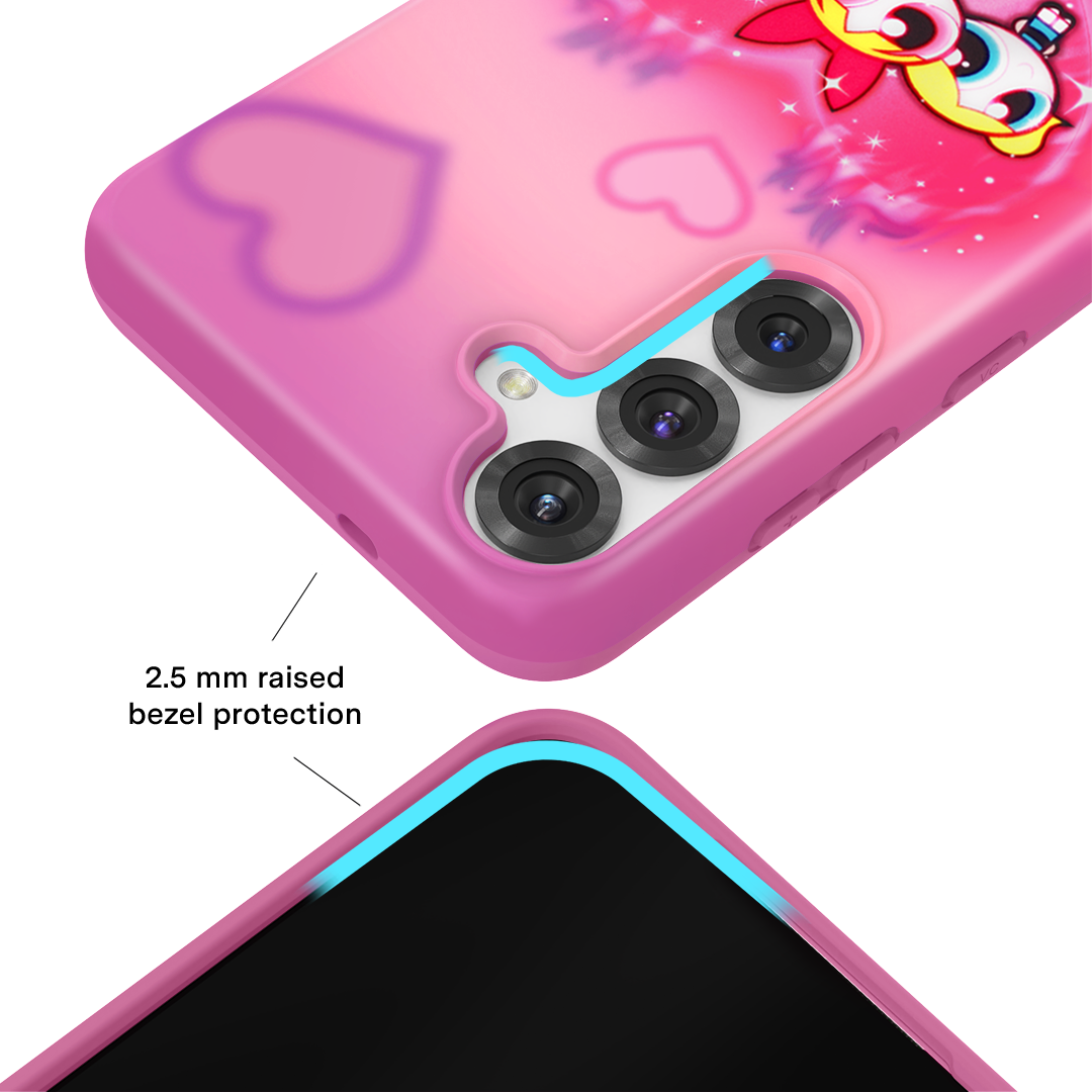 The Powerpuff Girls Airbrush Hearts Samsung Case