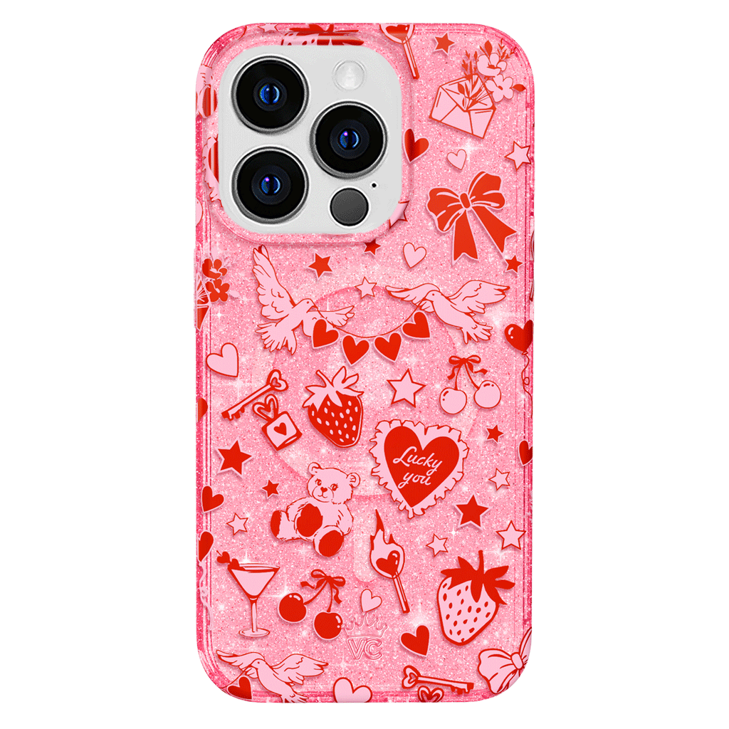 Be Mine Glitter iPhone Case